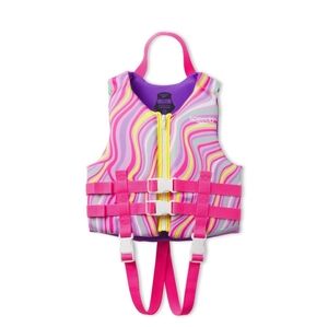 Speedo Kids Swimming Life Jacket Vest PFD USCG Approved Child‎ 30-50lbs 3-8 Yrs